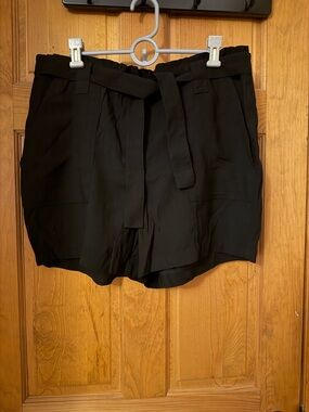 Nine West Black Elastic Waist Shorts